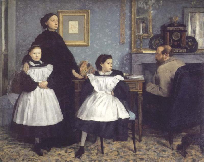 Edgar Degas the bellelli family
